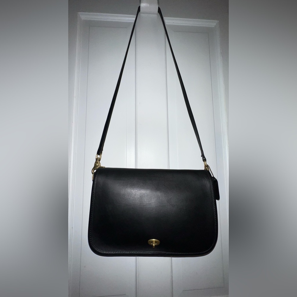 Vintage Black Coach Bag